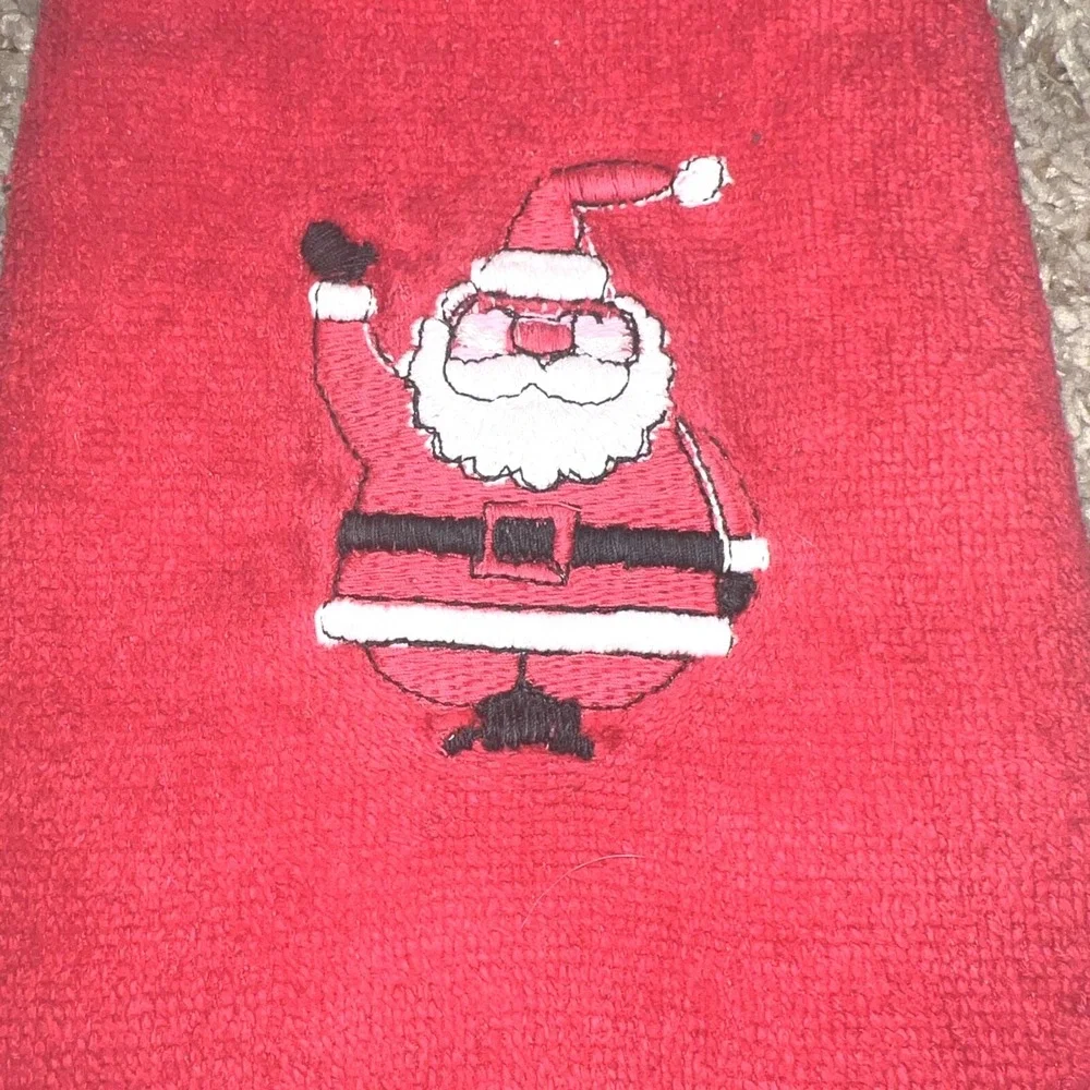 Lot‎ Of 6 Mickey Minnie Mouse Christmas Embroidered Vintage Fingertip Towels